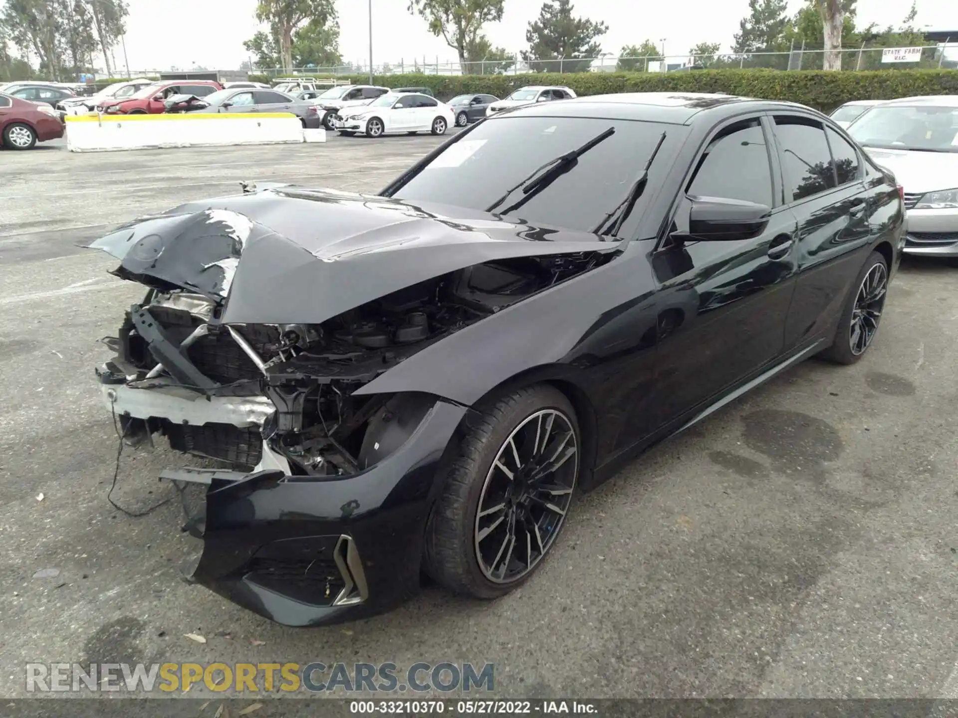 2 Photograph of a damaged car WBA5U7C09LFH07324 BMW 3 SERIES 2020