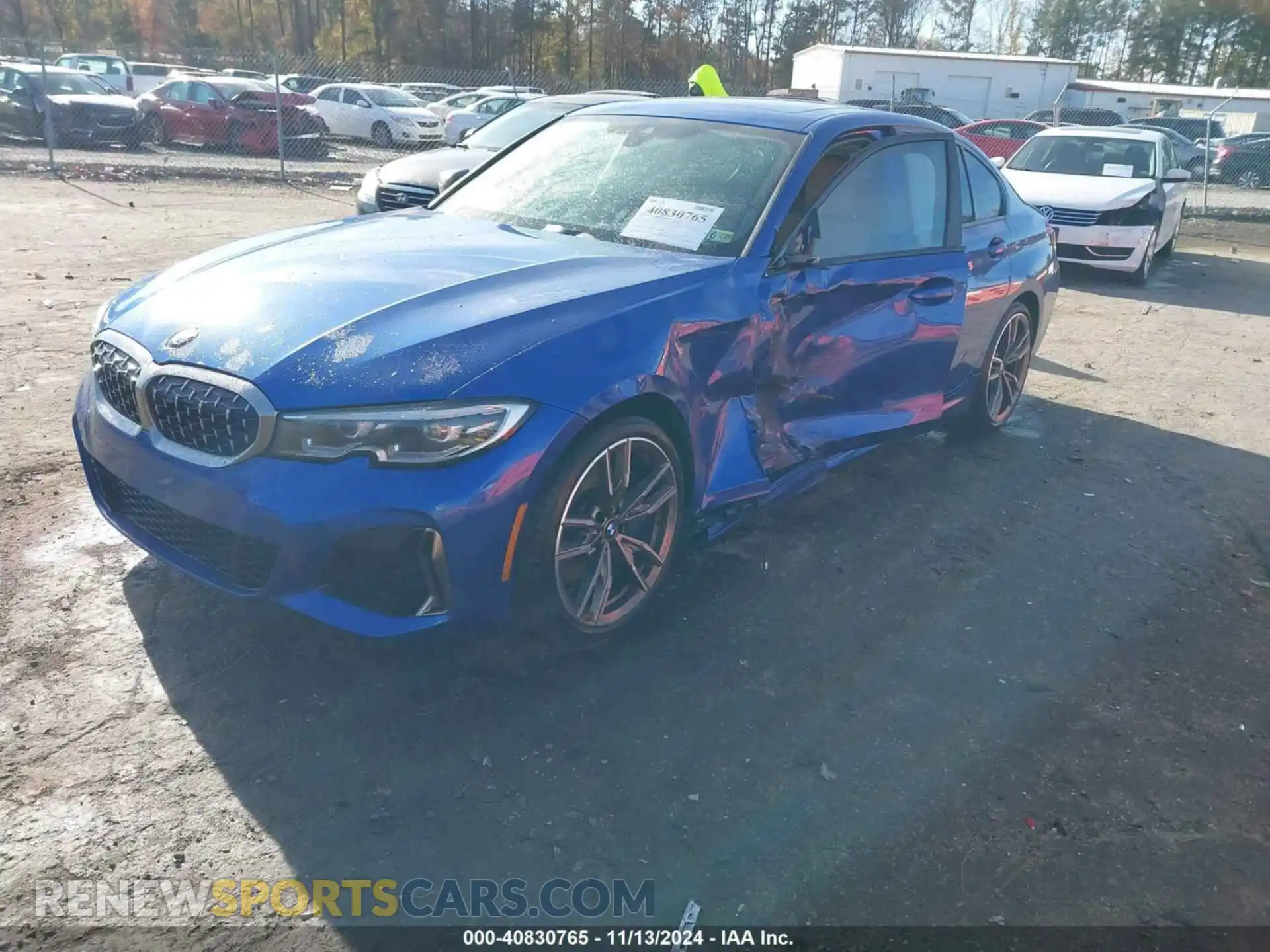 2 Photograph of a damaged car WBA5U9C04LFH24947 BMW 3 SERIES 2020