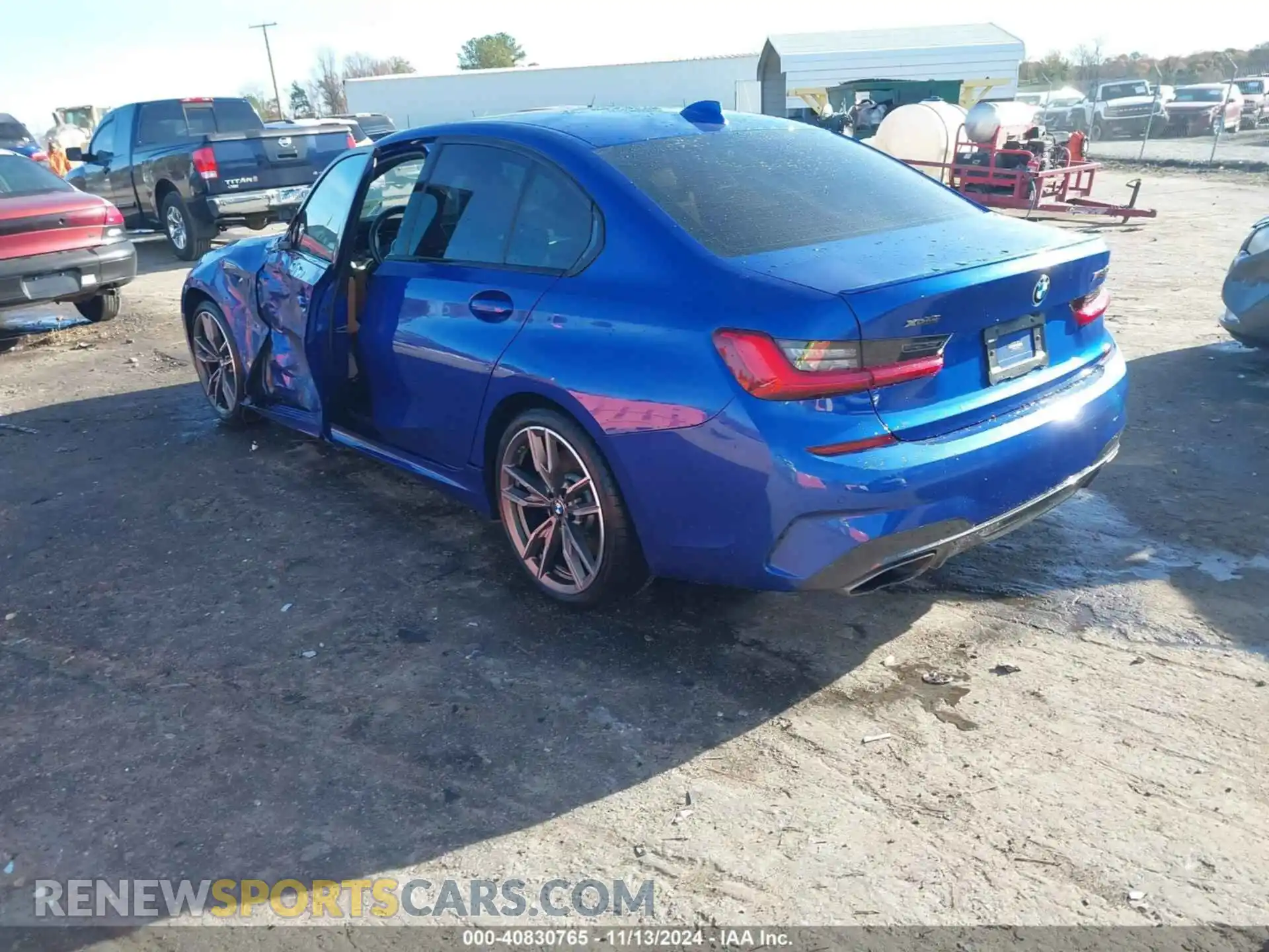 3 Photograph of a damaged car WBA5U9C04LFH24947 BMW 3 SERIES 2020