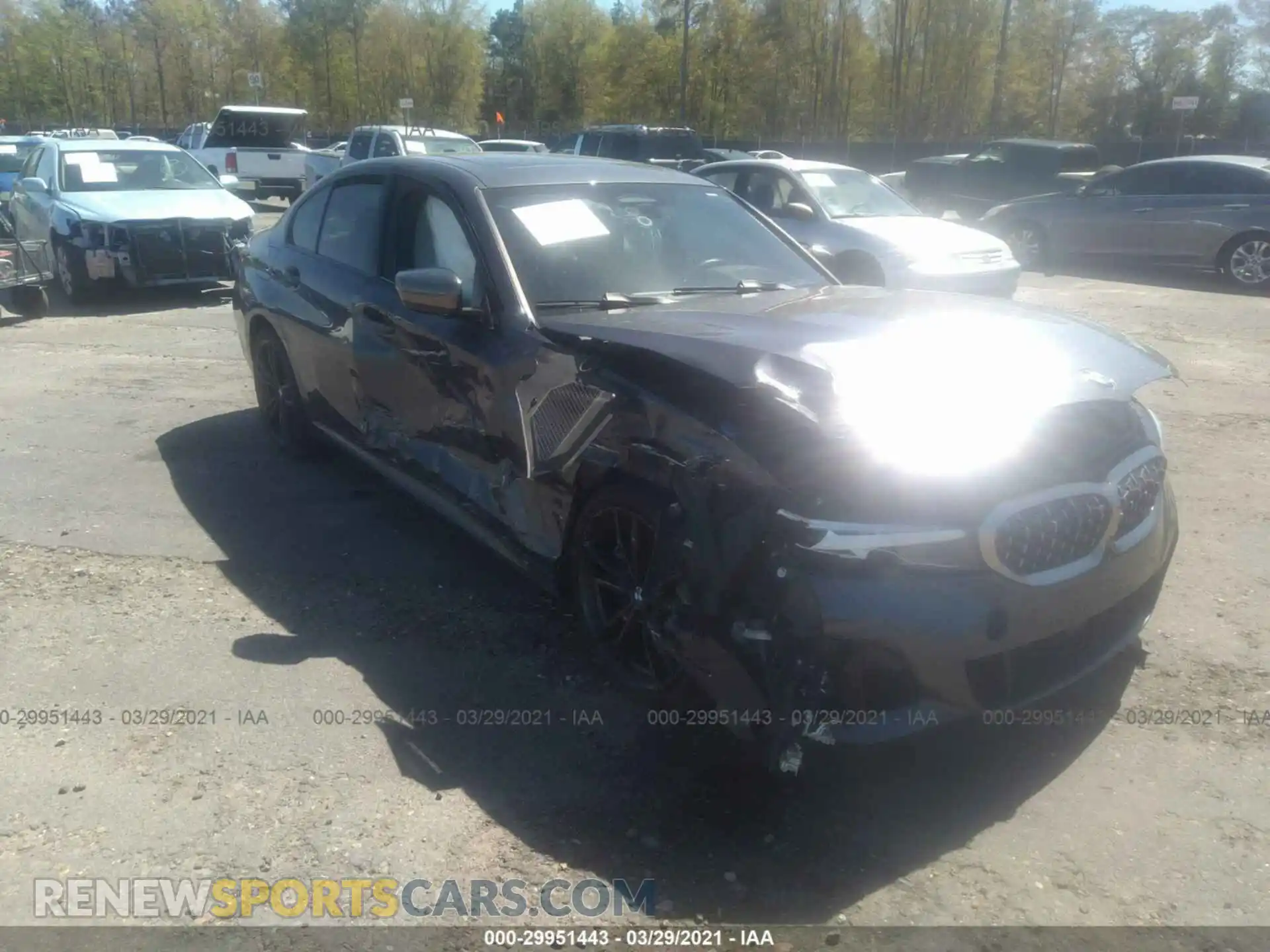 1 Photograph of a damaged car WBA5U9C05LA380426 BMW 3 SERIES 2020
