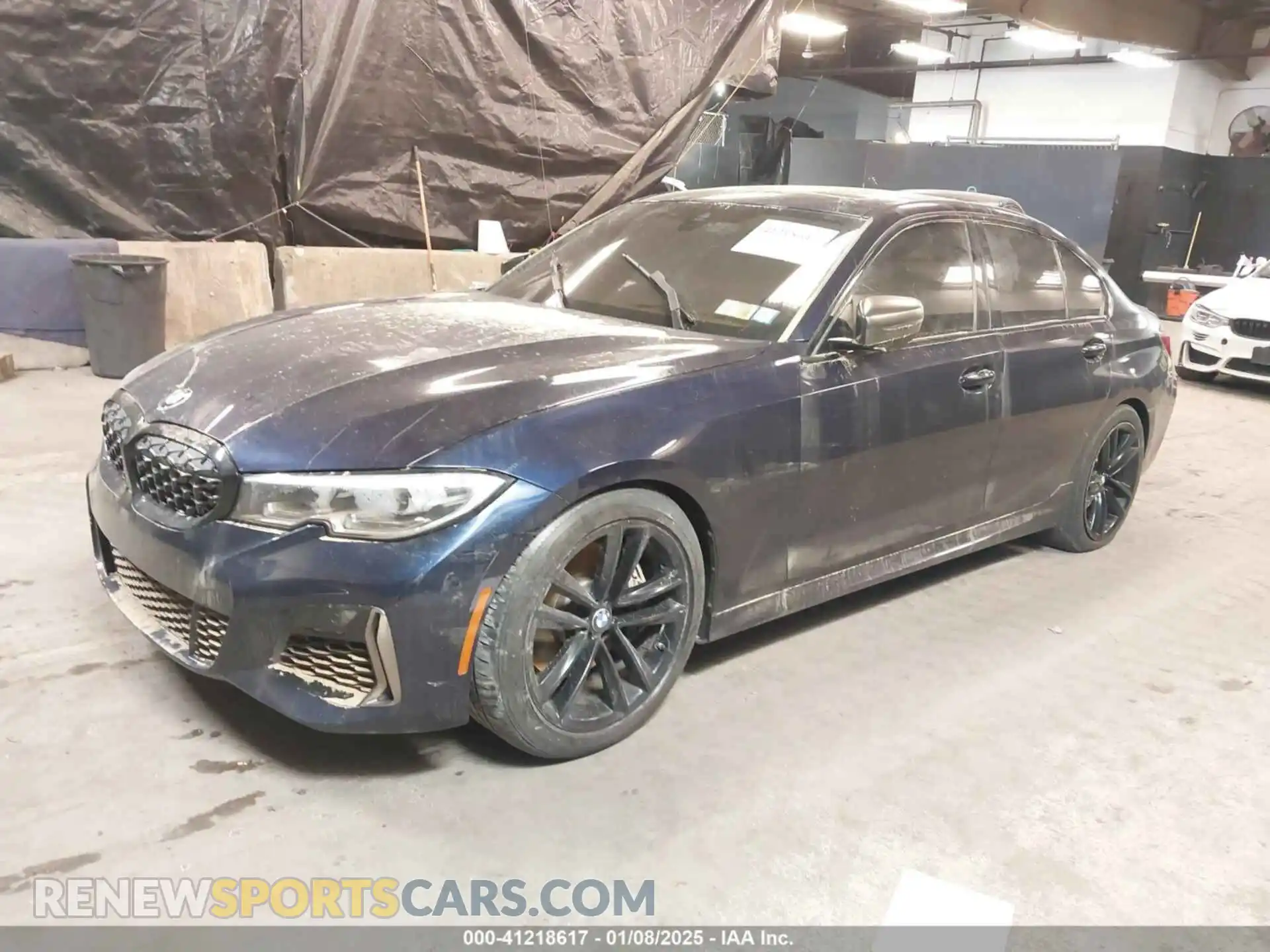 2 fotografías del automóvil dañado WBA5U9C07LAF54824 BMW 3 SERIES 2020