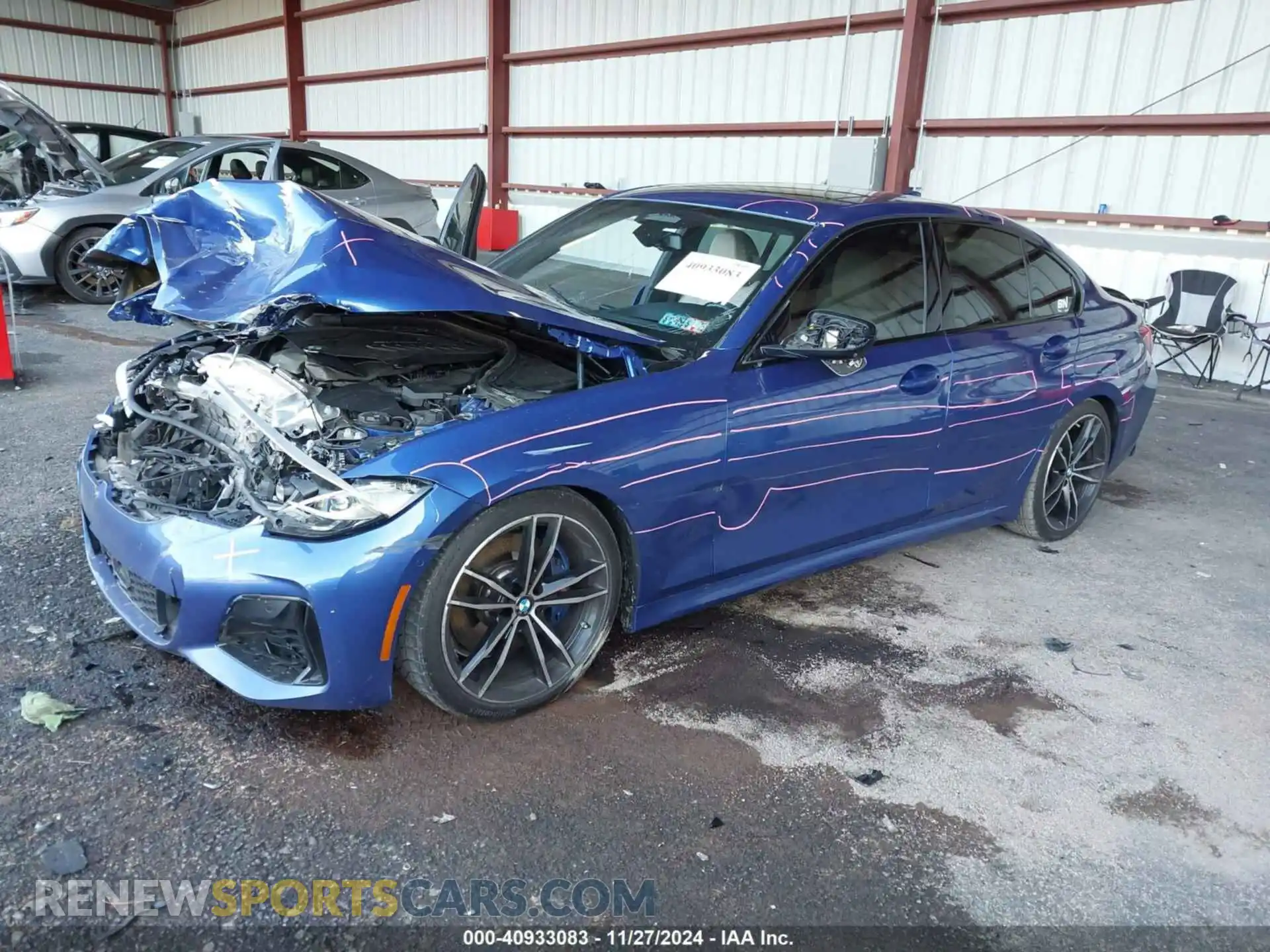 2 Photograph of a damaged car WBA5U9C08LFH70152 BMW 3 SERIES 2020