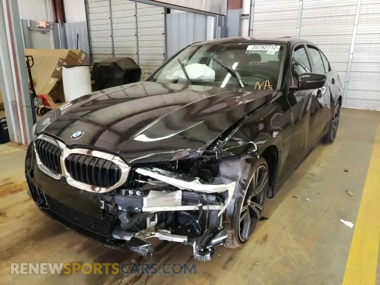 2 Photograph of a damaged car 3MW5P7J00M8B39367 BMW 3 SERIES 2021