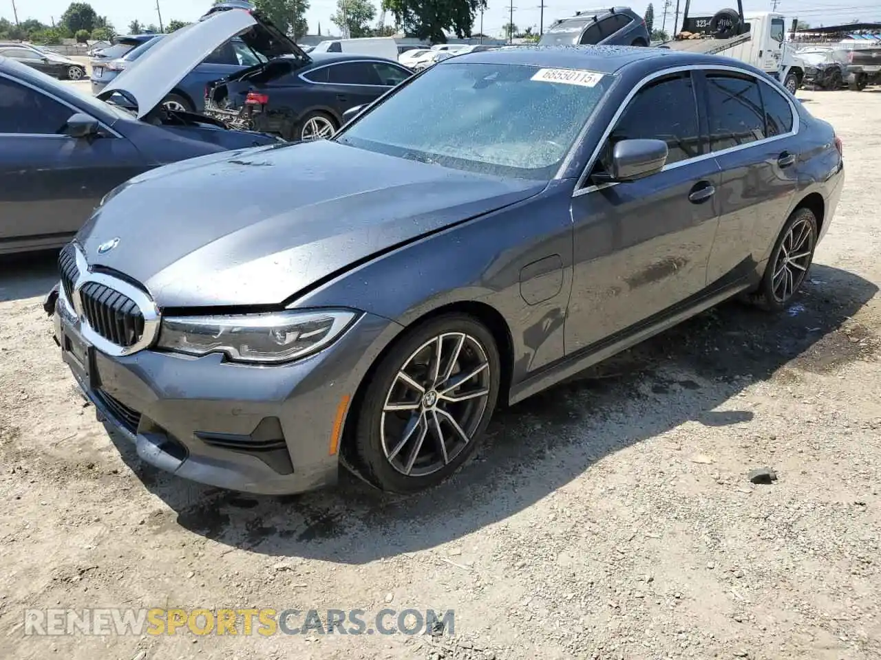 1 Photograph of a damaged car 3MW5P7J01M8B80736 BMW 3 SERIES 2021