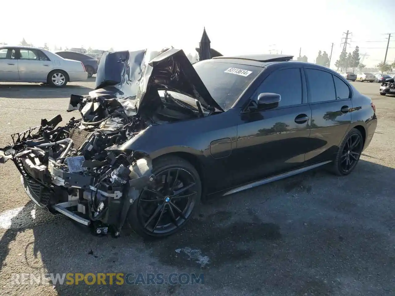 1 Photograph of a damaged car 3MW5P7J03M8C03997 BMW 3 SERIES 2021