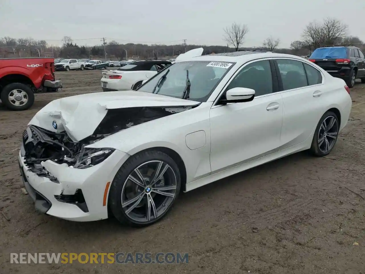 1 Photograph of a damaged car 3MW5P7J06M8B89268 BMW 3 SERIES 2021