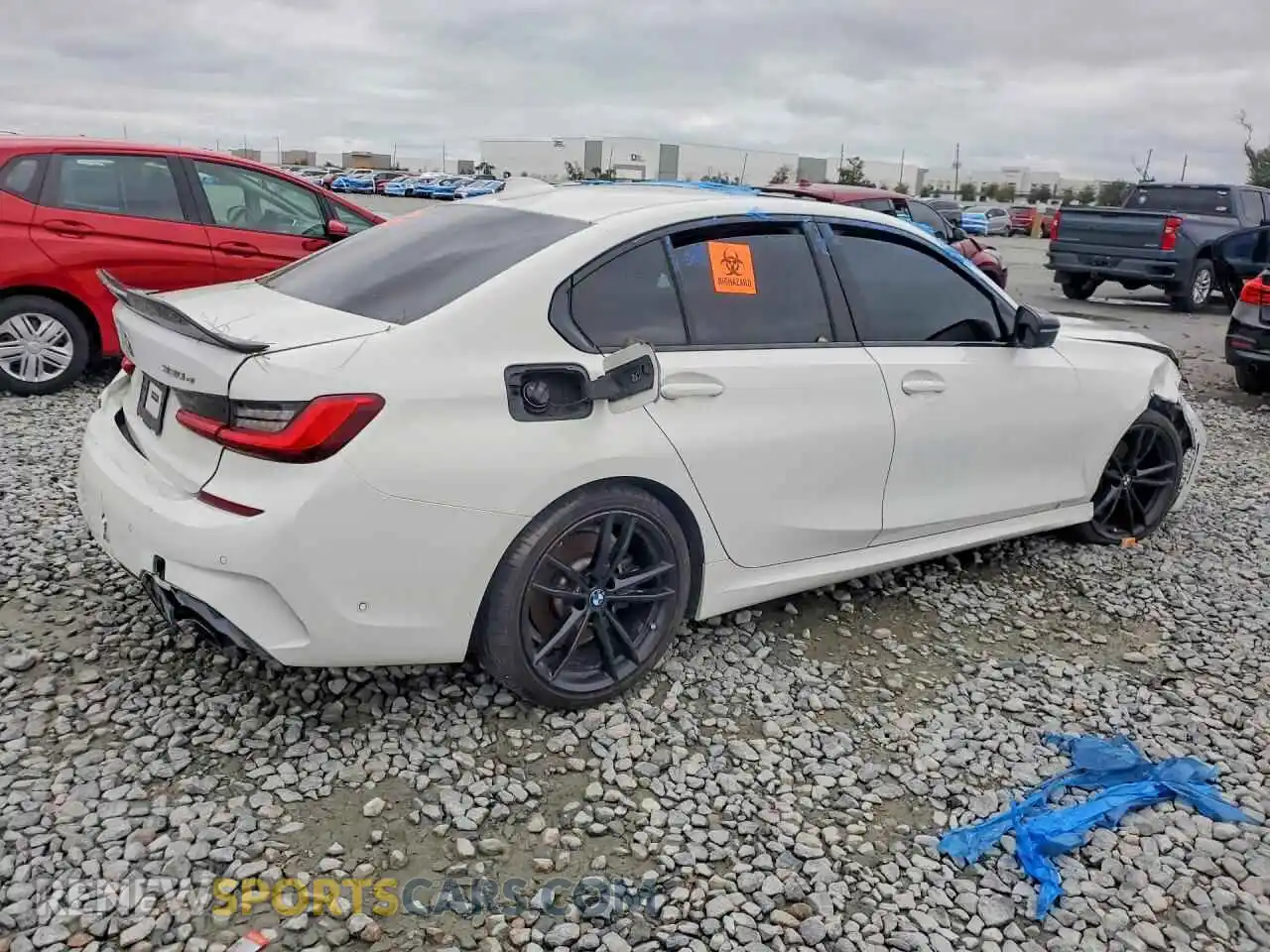 3 Photograph of a damaged car 3MW5P7J06M8C02746 BMW 3 SERIES 2021