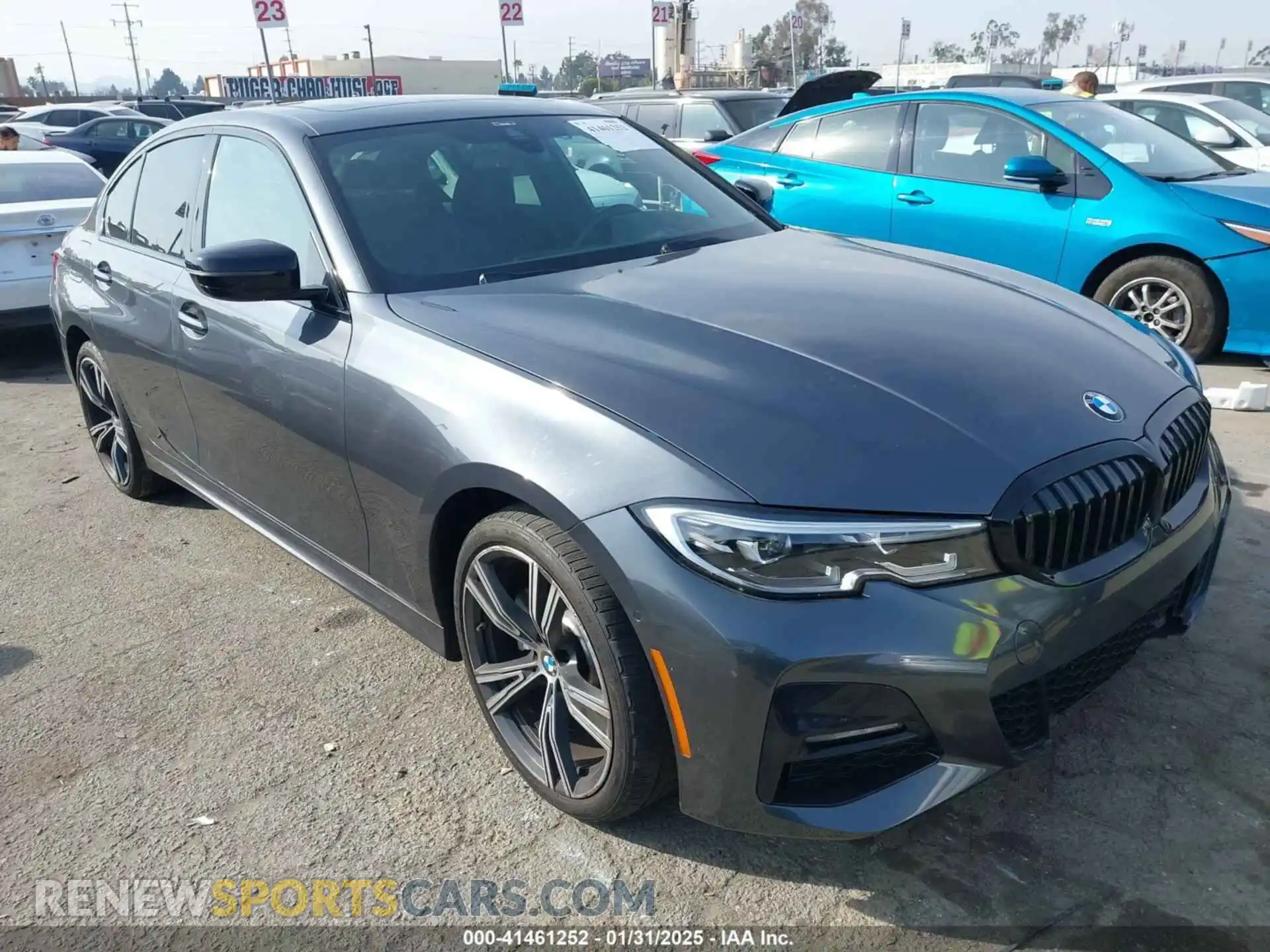 1 Photograph of a damaged car 3MW5P7J07M8B84127 BMW 3 SERIES 2021
