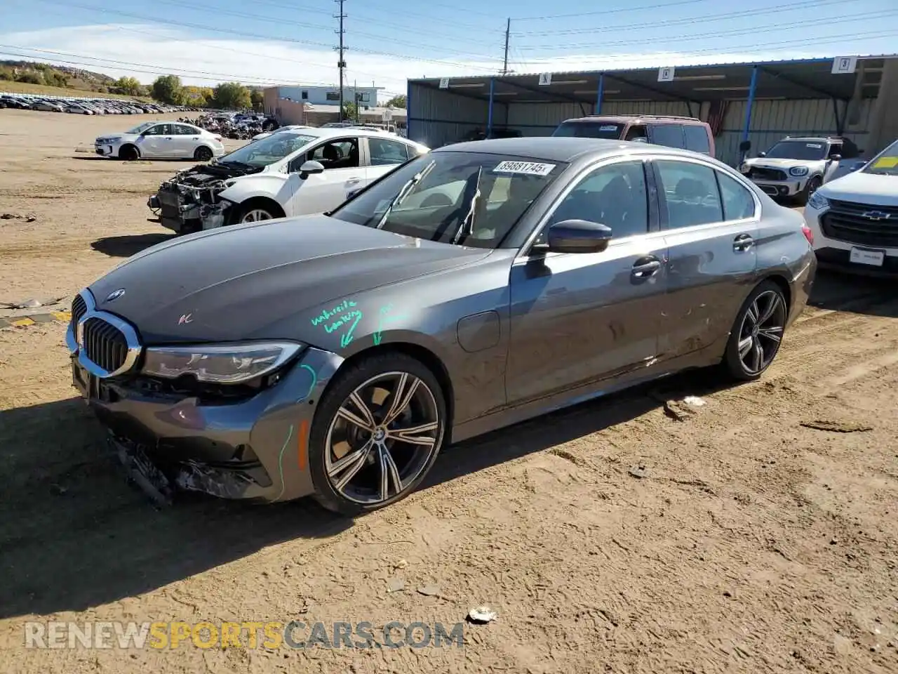 1 fotografías del automóvil dañado 3MW5P9J01M8C14119 BMW 3 SERIES 2021