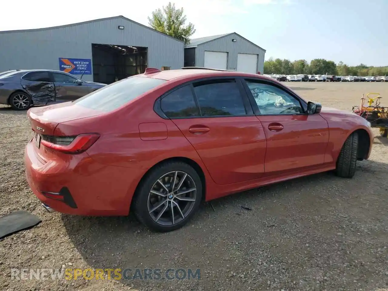 3 Photograph of a damaged car 3MW5P9J02M8B88050 BMW 3 SERIES 2021