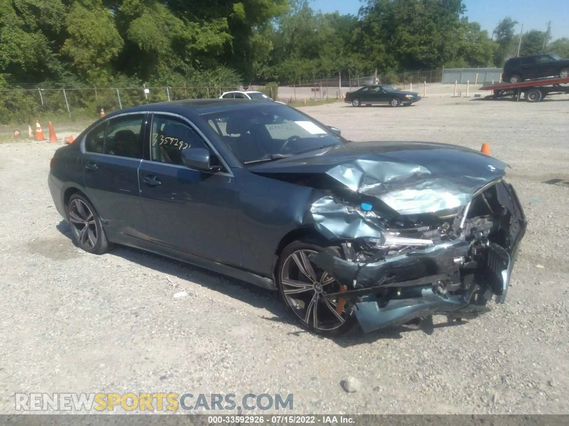 1 Photograph of a damaged car 3MW5P9J03M8B66705 BMW 3 SERIES 2021
