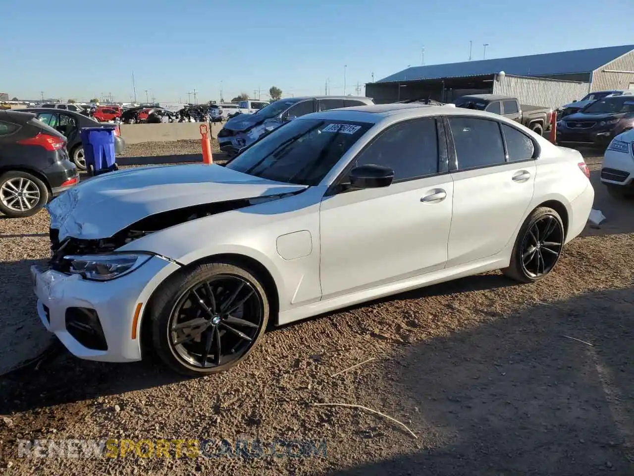 1 fotografías del automóvil dañado 3MW5P9J04M8C14048 BMW 3 SERIES 2021