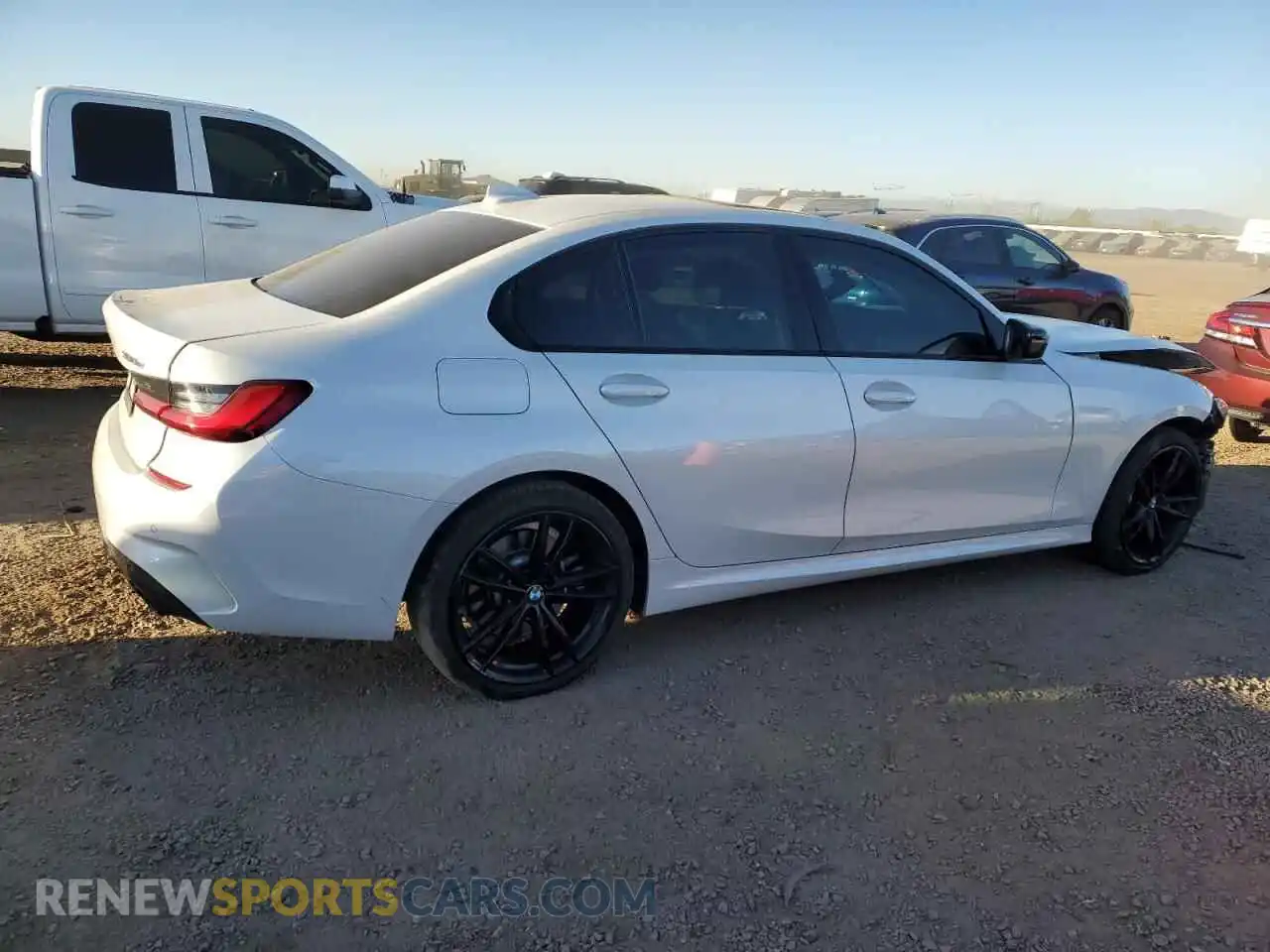 3 fotografías del automóvil dañado 3MW5P9J04M8C14048 BMW 3 SERIES 2021
