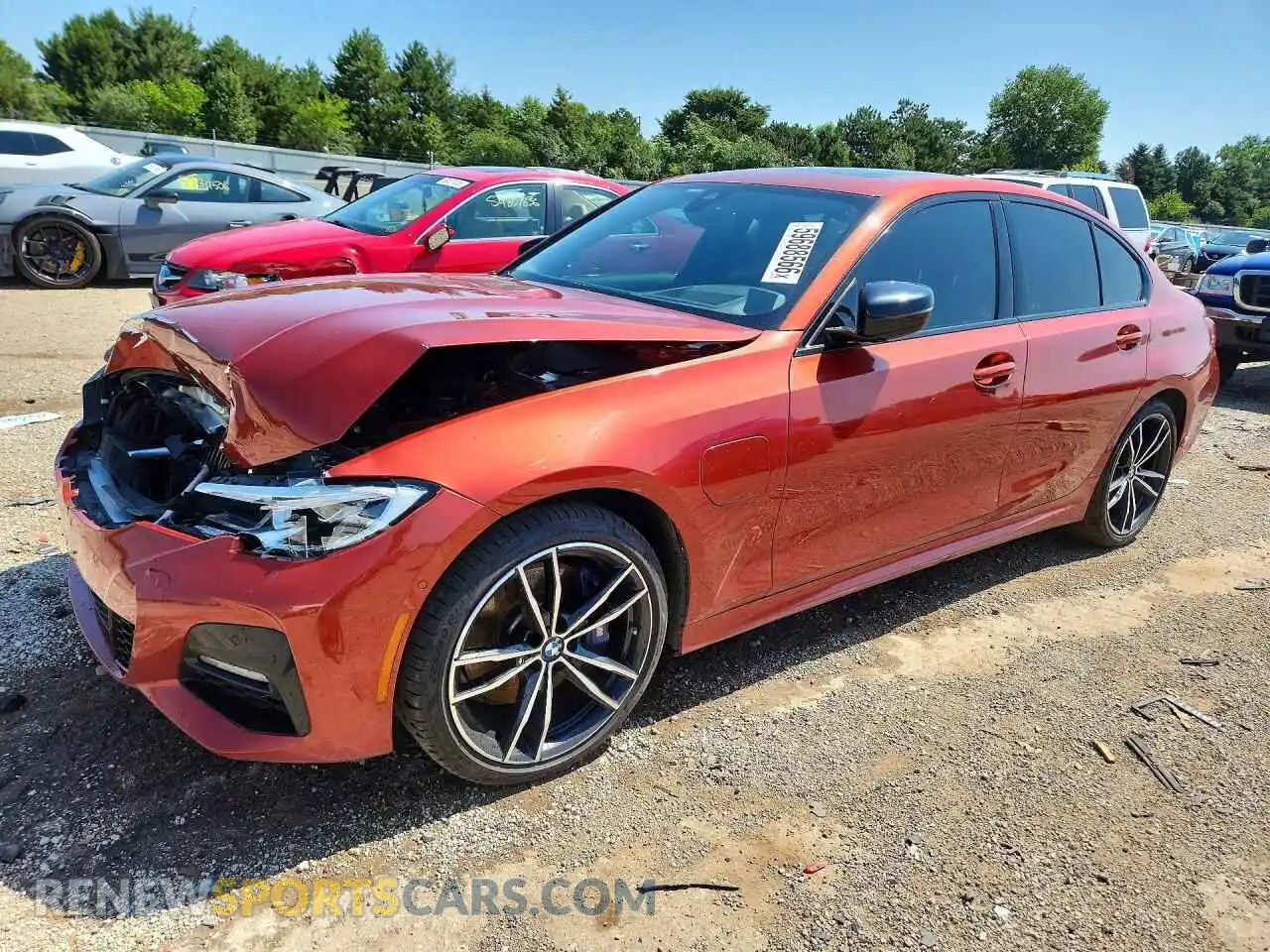 1 Photograph of a damaged car 3MW5P9J06M8C11801 BMW 3 SERIES 2021