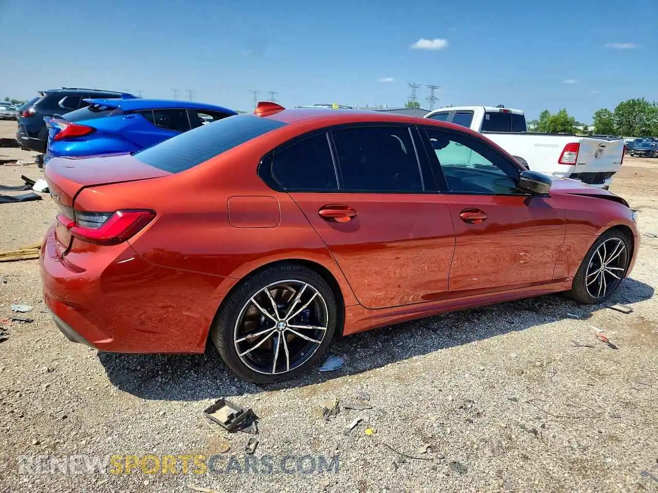 3 Photograph of a damaged car 3MW5P9J06M8C11801 BMW 3 SERIES 2021