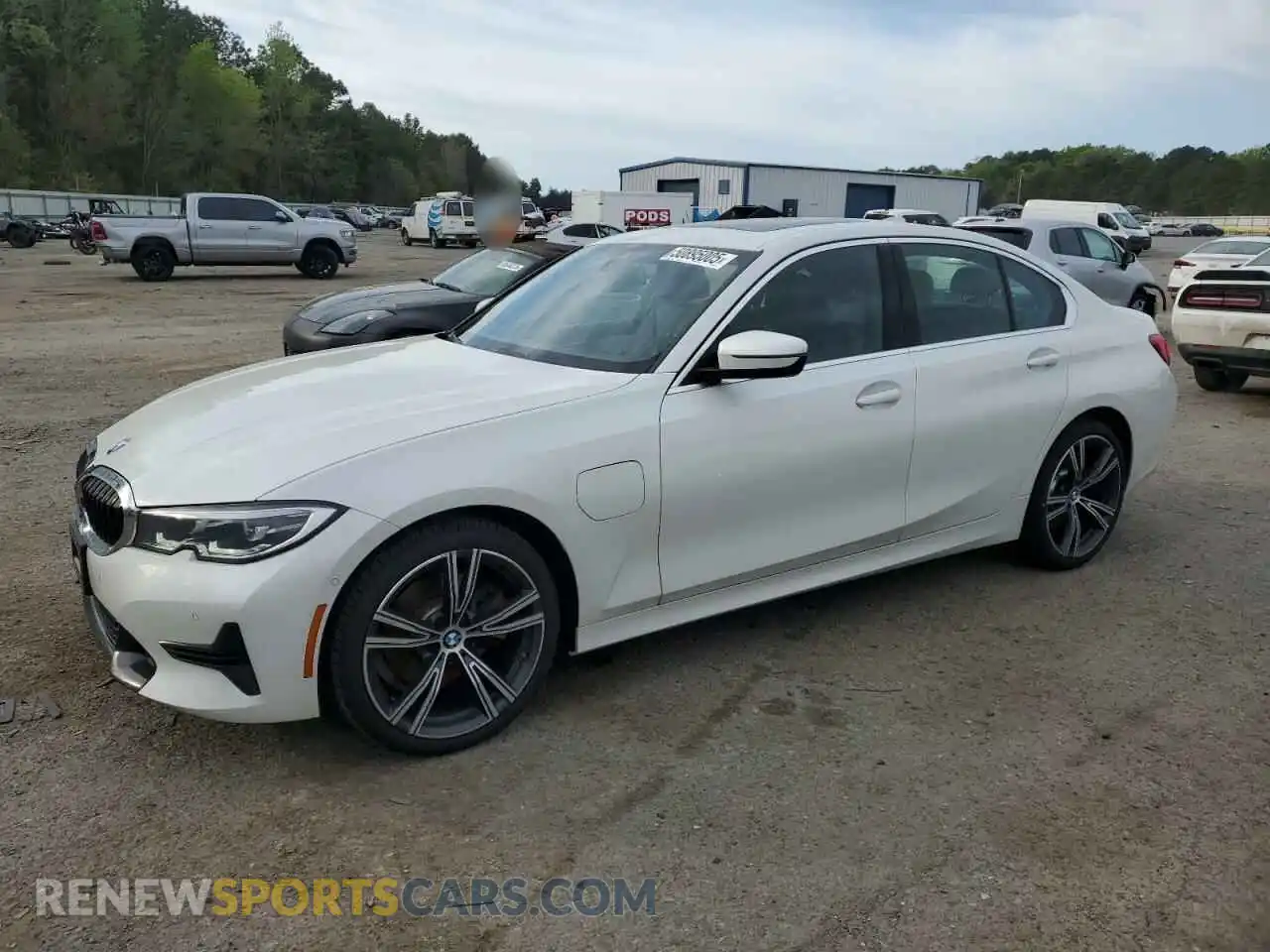 1 fotografías del automóvil dañado 3MW5P9J07M8B90988 BMW 3 SERIES 2021