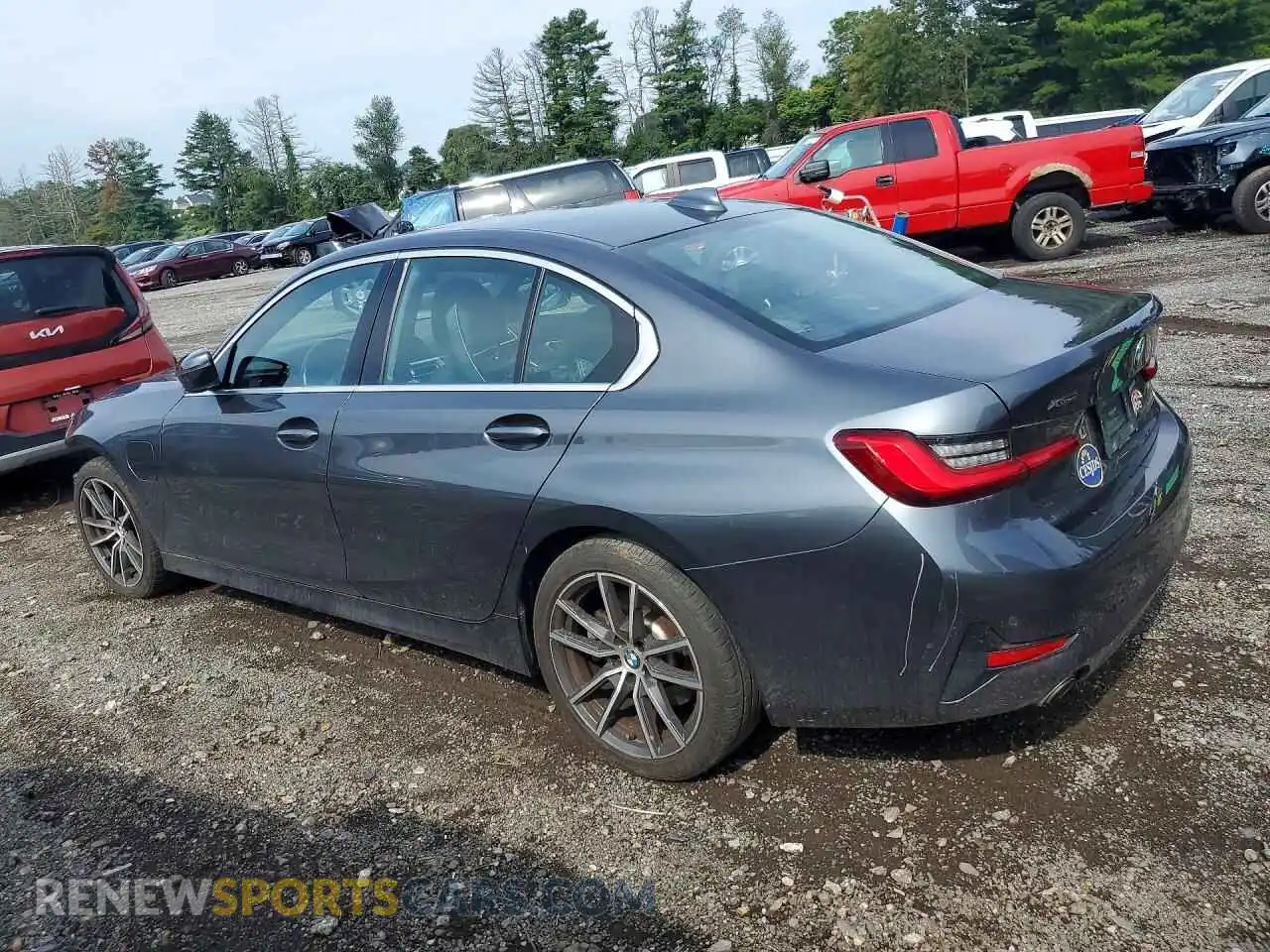 2 fotografías del automóvil dañado 3MW5P9J08M8B95052 BMW 3 SERIES 2021