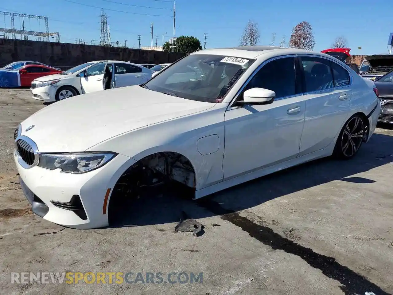 1 Photograph of a damaged car 3MW5P9J0XM8B75479 BMW 3 SERIES 2021
