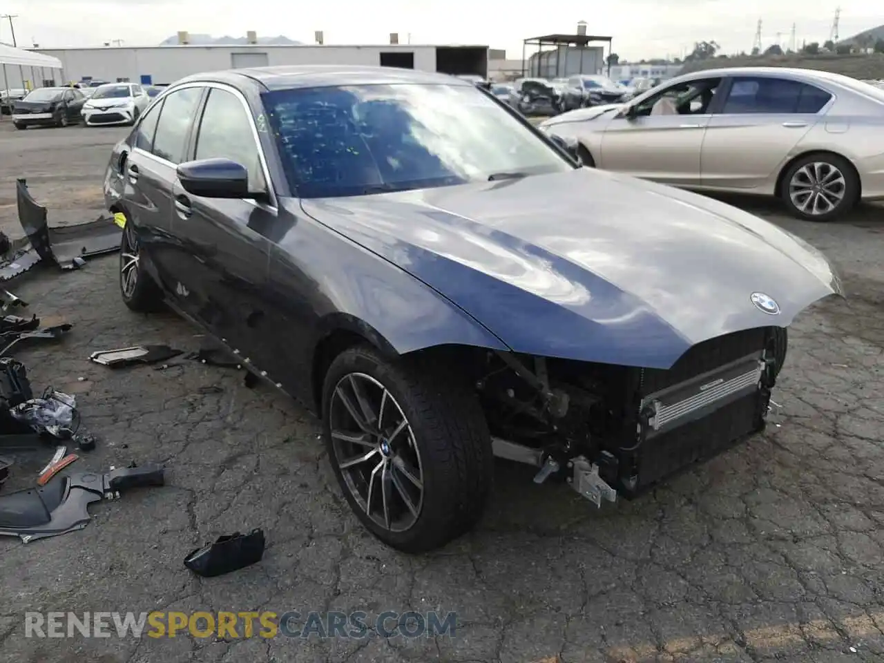 1 Photograph of a damaged car 3MW5R1J00M8B59044 BMW 3 SERIES 2021