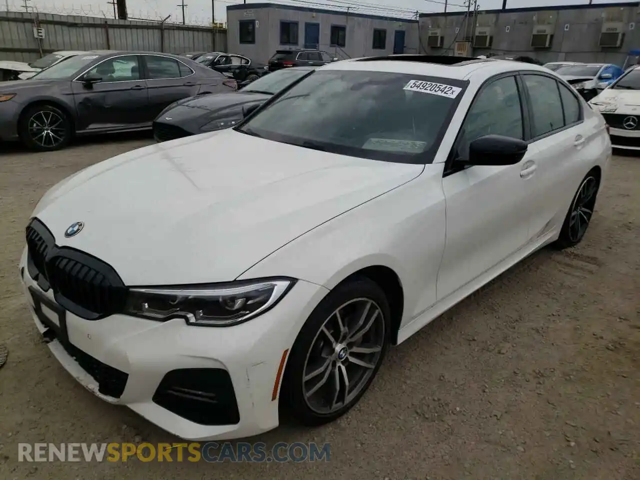 2 Photograph of a damaged car 3MW5R1J00M8C03320 BMW 3 SERIES 2021
