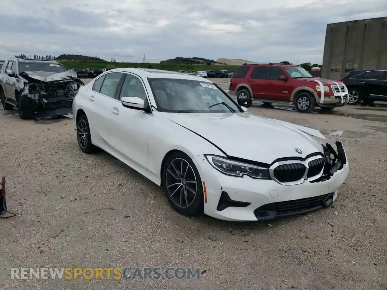 1 Photograph of a damaged car 3MW5R1J00M8C12017 BMW 3 SERIES 2021