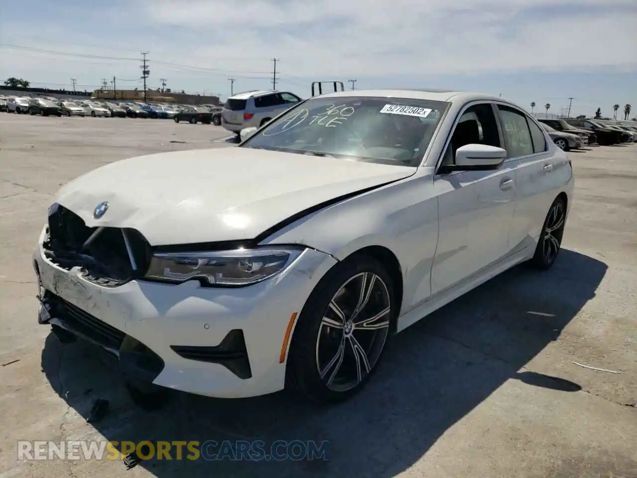 2 Photograph of a damaged car 3MW5R1J01M8B52619 BMW 3 SERIES 2021