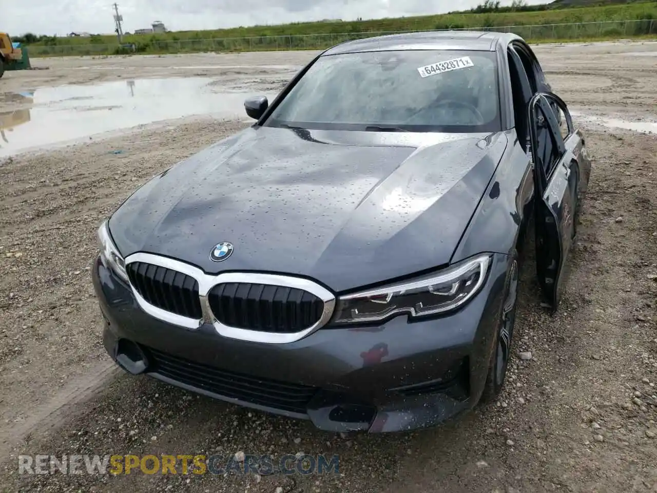 2 Photograph of a damaged car 3MW5R1J01M8B92389 BMW 3 SERIES 2021