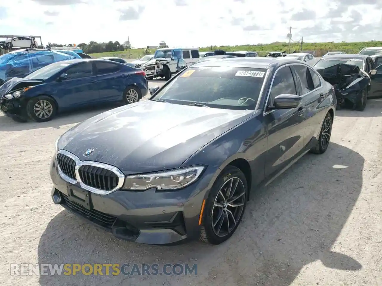 2 Photograph of a damaged car 3MW5R1J01M8C07988 BMW 3 SERIES 2021