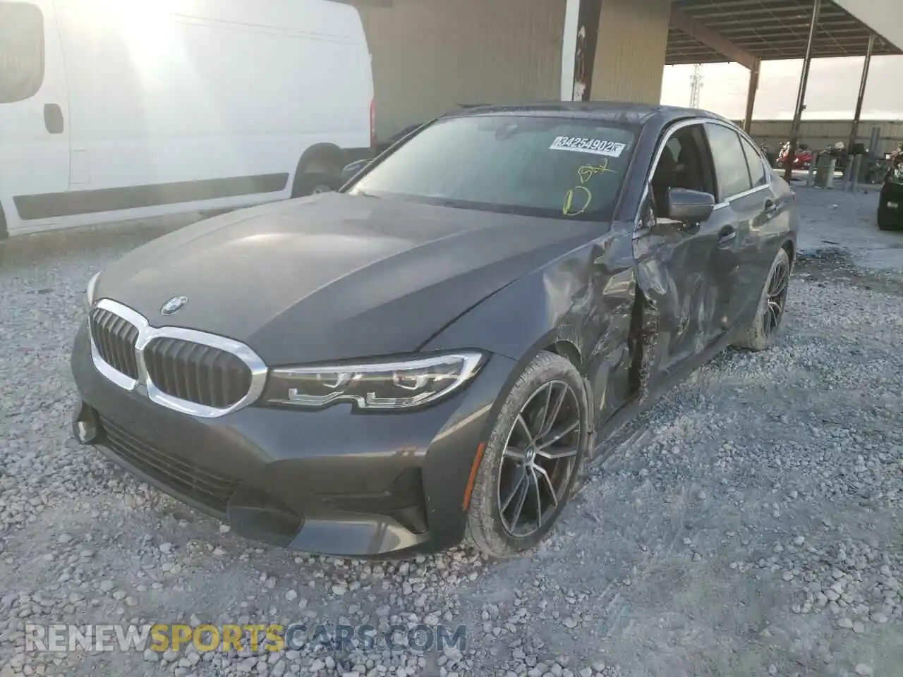 2 Photograph of a damaged car 3MW5R1J01M8C11684 BMW 3 SERIES 2021