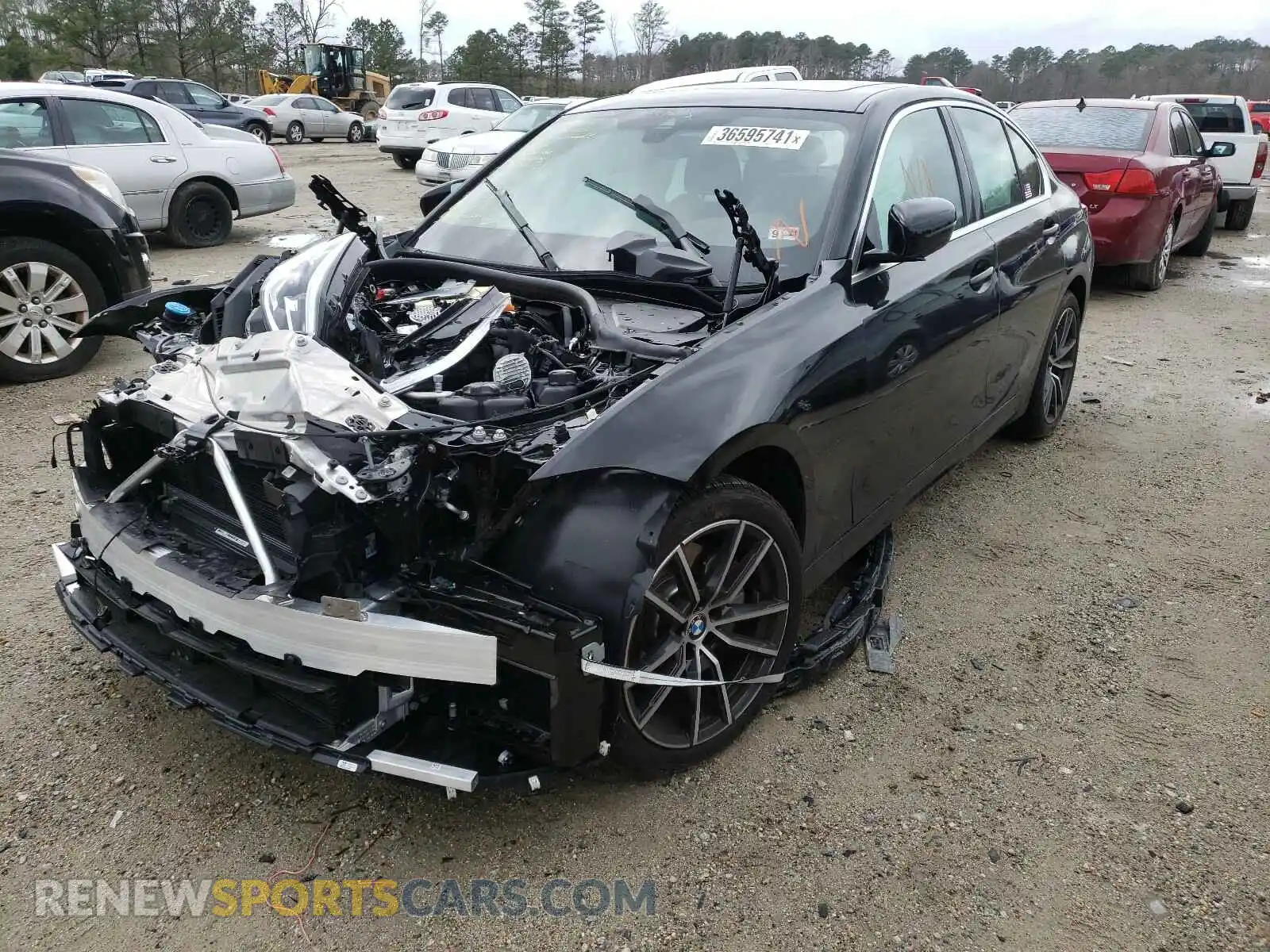 2 Photograph of a damaged car 3MW5R1J02M8B51625 BMW 3 SERIES 2021
