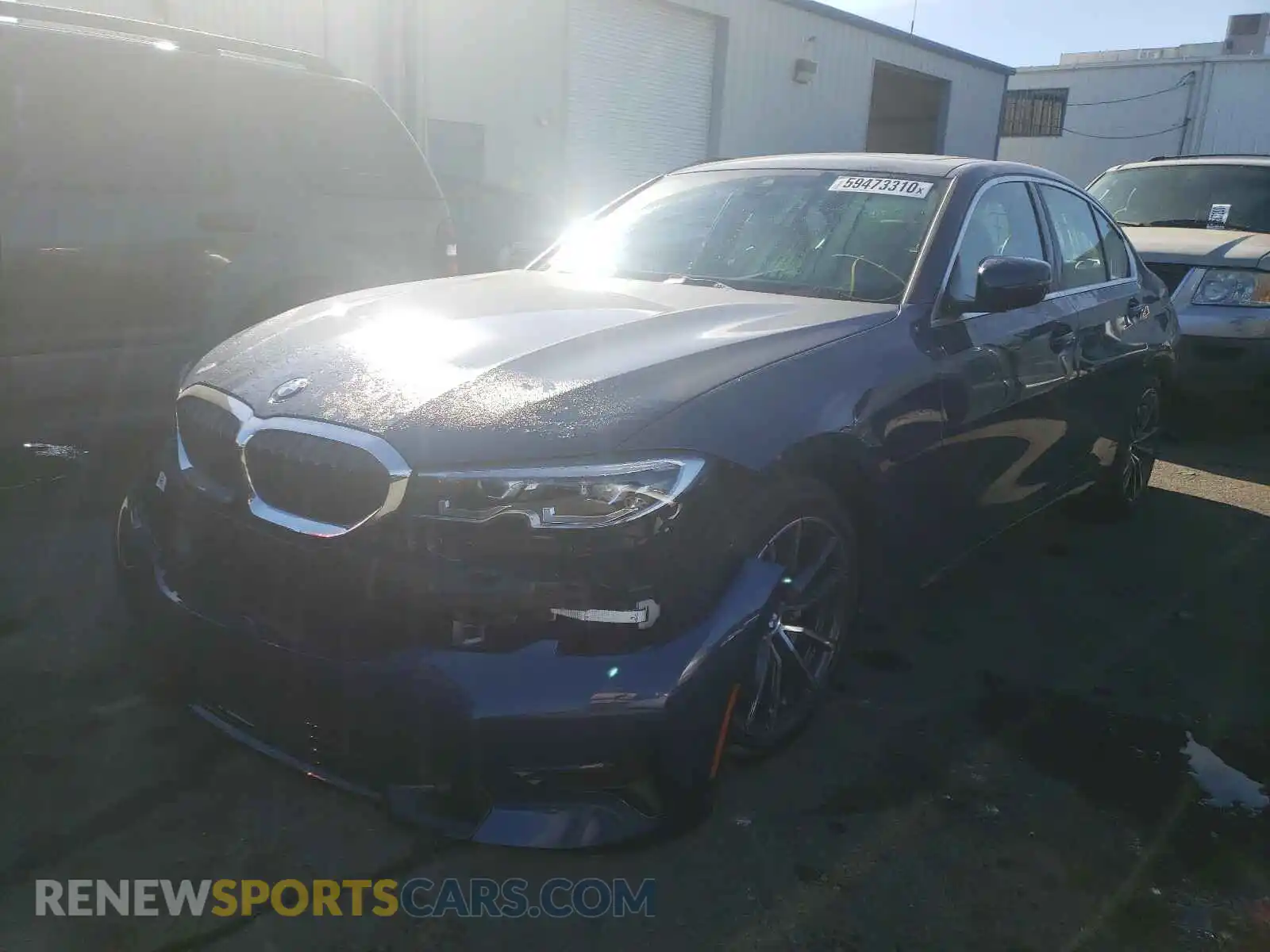 2 Photograph of a damaged car 3MW5R1J02M8B66836 BMW 3 SERIES 2021