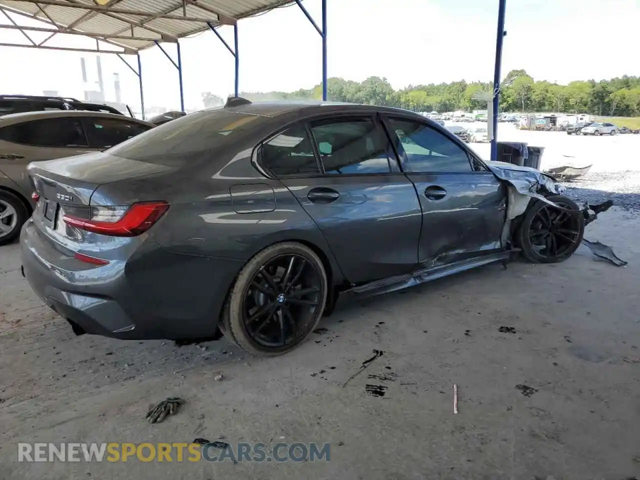 3 Photograph of a damaged car 3MW5R1J03M8B83242 BMW 3 SERIES 2021