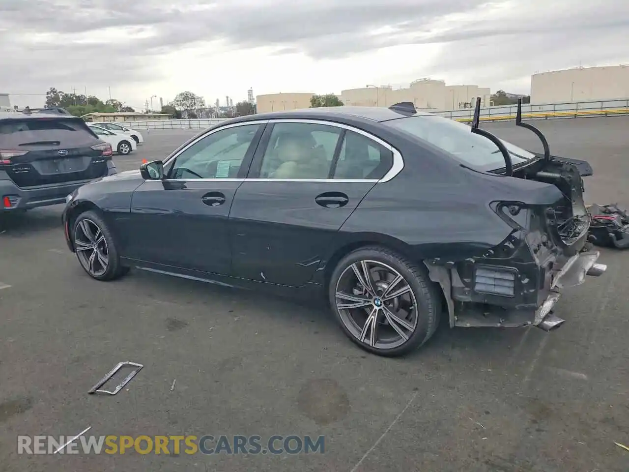 2 Photograph of a damaged car 3MW5R1J03M8C09550 BMW 3 SERIES 2021