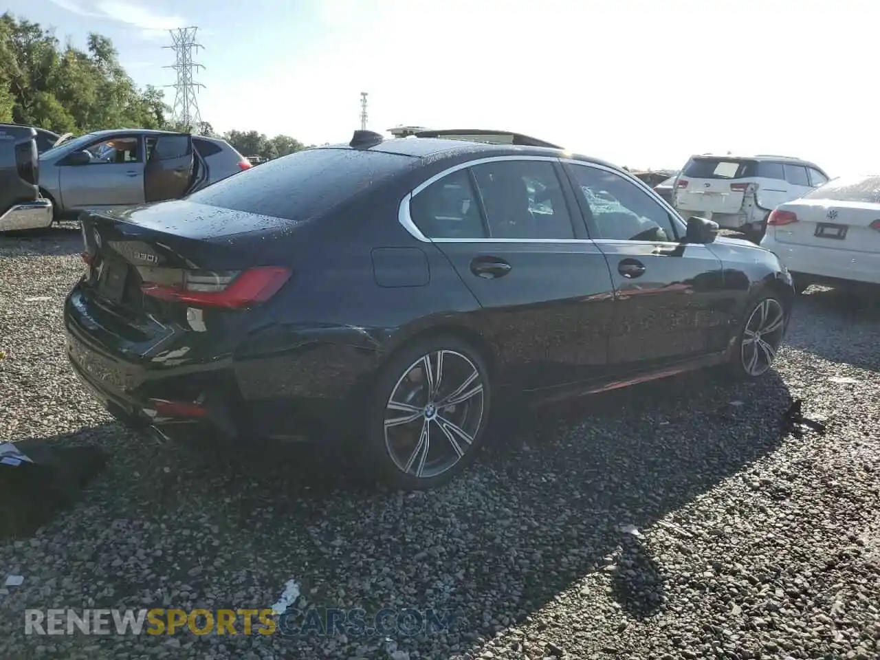 3 Photograph of a damaged car 3MW5R1J04M8B54574 BMW 3 SERIES 2021
