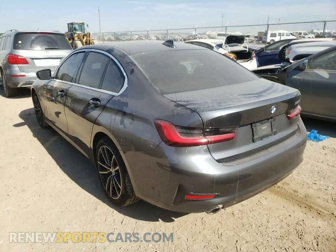 3 fotografías del automóvil dañado 3MW5R1J04M8B97053 BMW 3 SERIES 2021