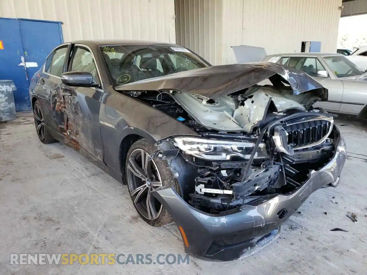 1 Photograph of a damaged car 3MW5R1J04M8C01165 BMW 3 SERIES 2021