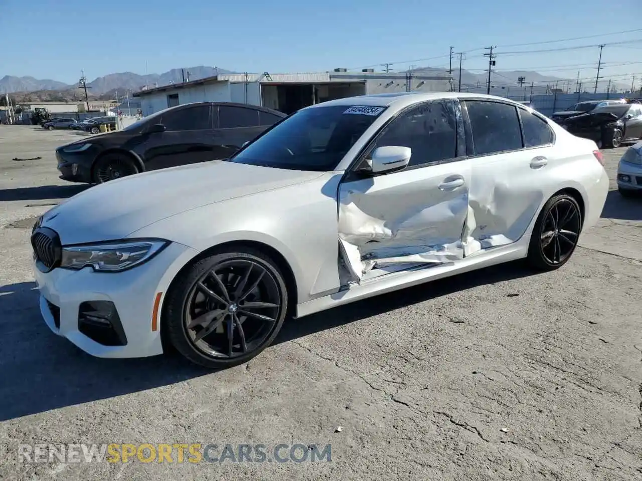 1 Photograph of a damaged car 3MW5R1J04M8C10786 BMW 3 SERIES 2021