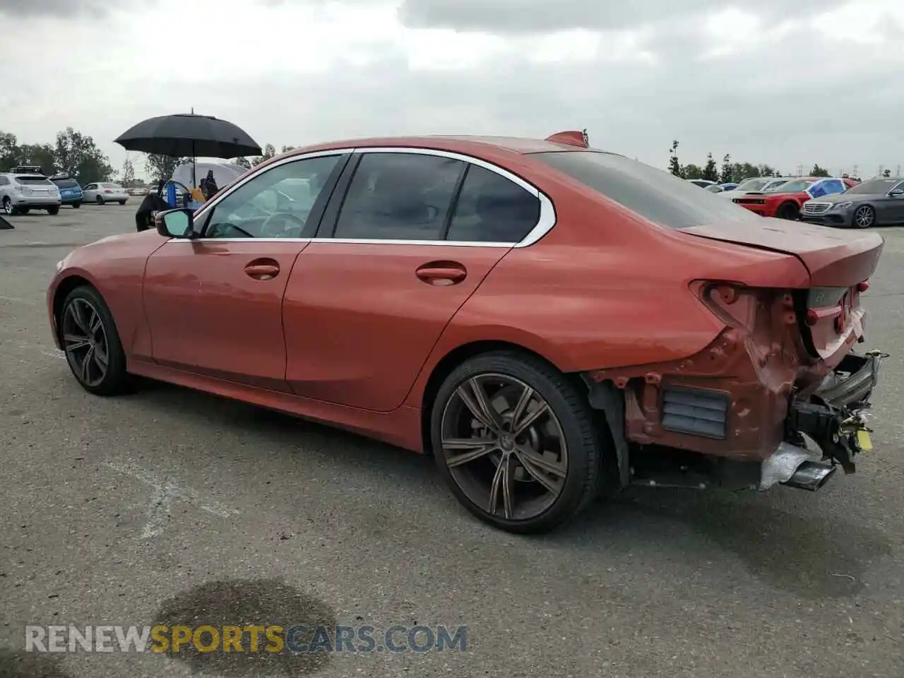 2 Photograph of a damaged car 3MW5R1J05M8B52607 BMW 3 SERIES 2021