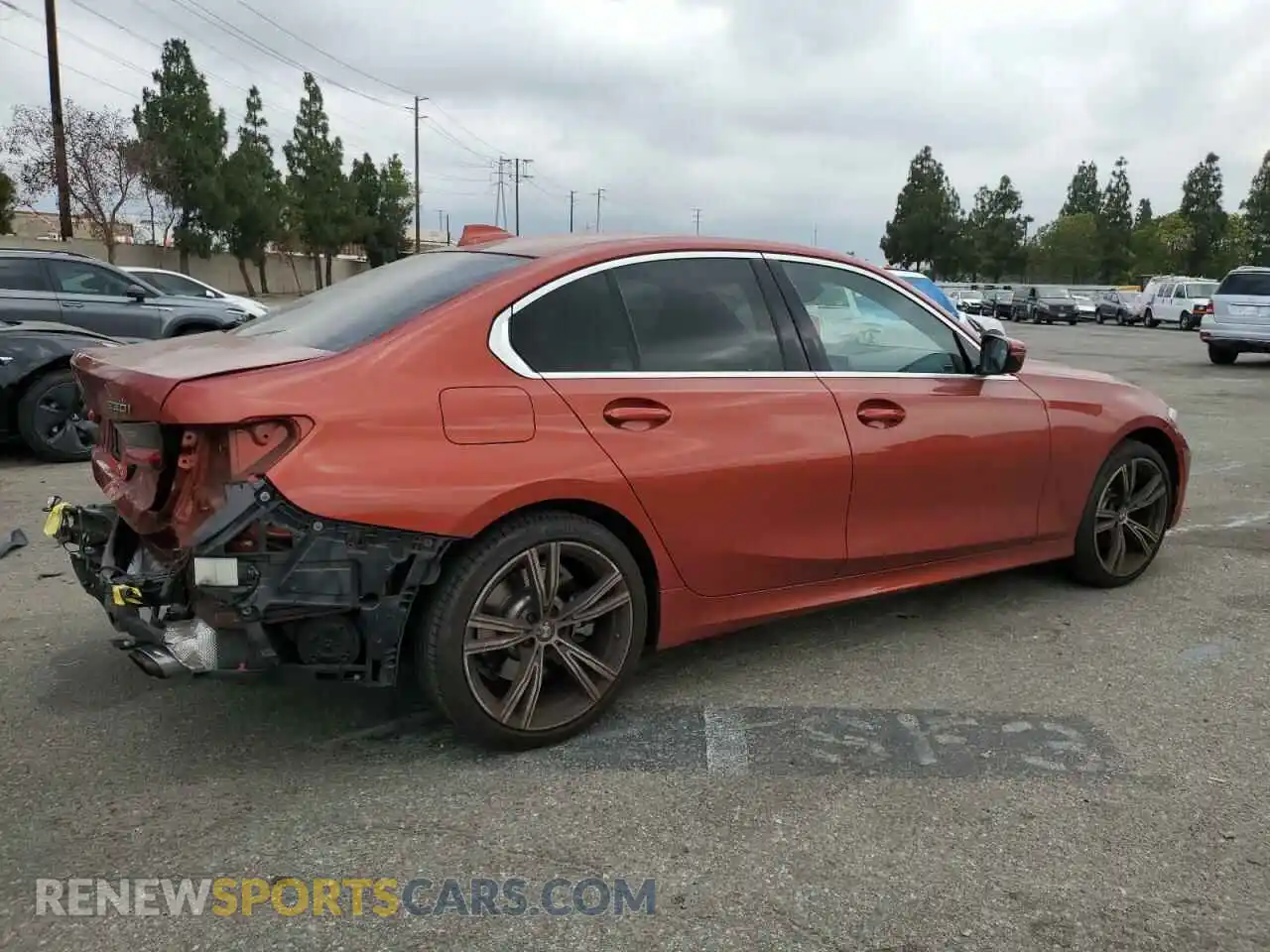 3 Photograph of a damaged car 3MW5R1J05M8B52607 BMW 3 SERIES 2021