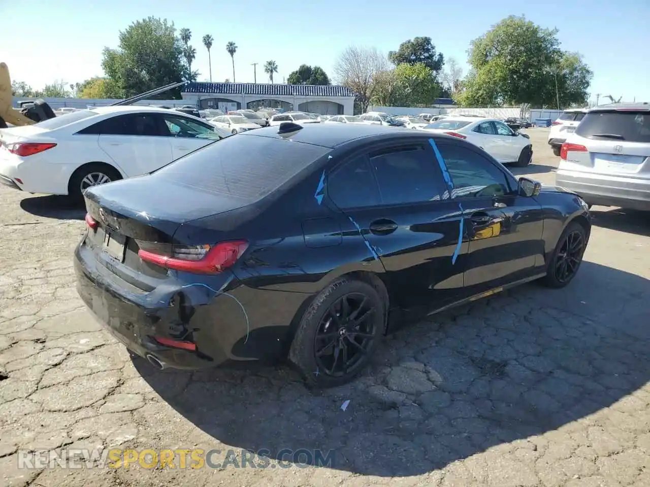 3 Photograph of a damaged car 3MW5R1J05M8B76650 BMW 3 SERIES 2021