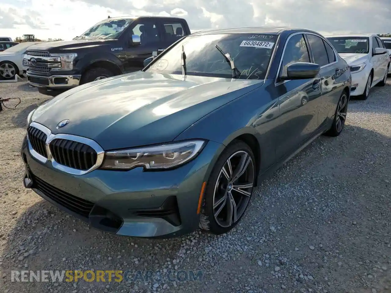 2 Photograph of a damaged car 3MW5R1J05M8B99796 BMW 3 SERIES 2021