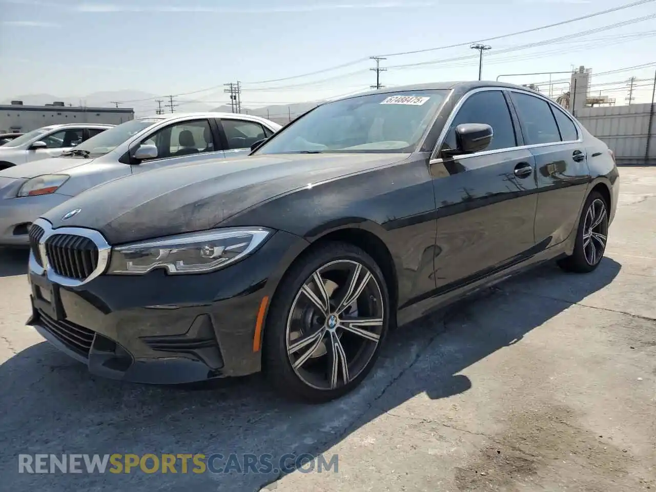 1 Photograph of a damaged car 3MW5R1J05M8C16497 BMW 3 SERIES 2021