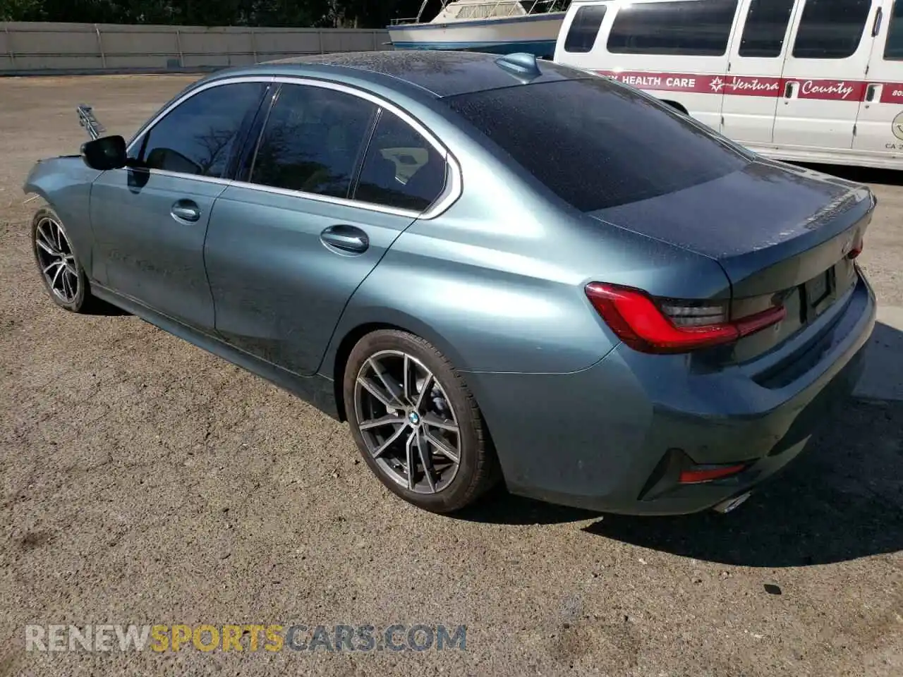 2 Photograph of a damaged car 3MW5R1J06M8B58299 BMW 3 SERIES 2021