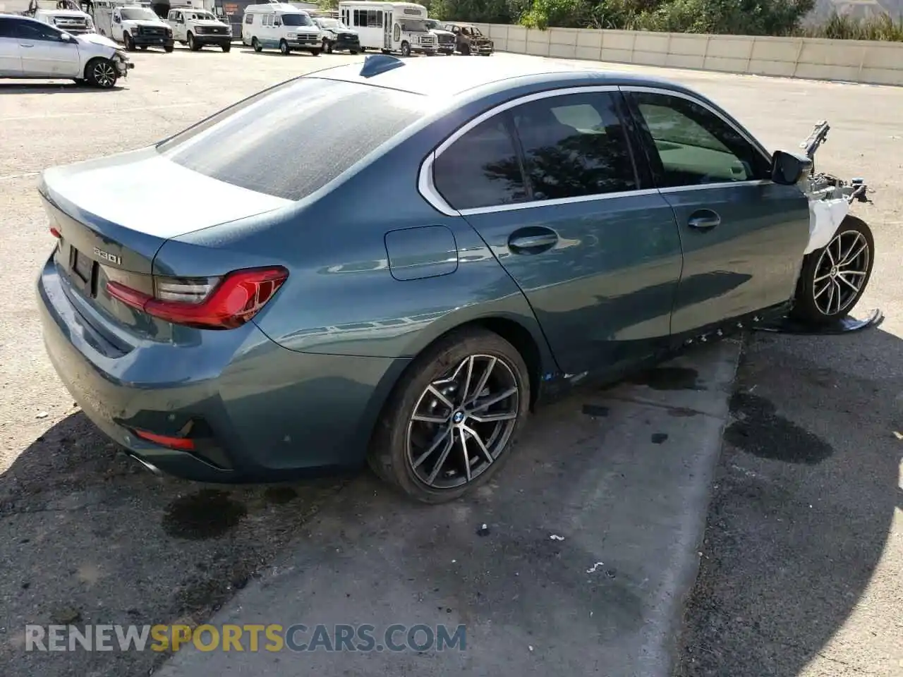 3 Photograph of a damaged car 3MW5R1J06M8B58299 BMW 3 SERIES 2021