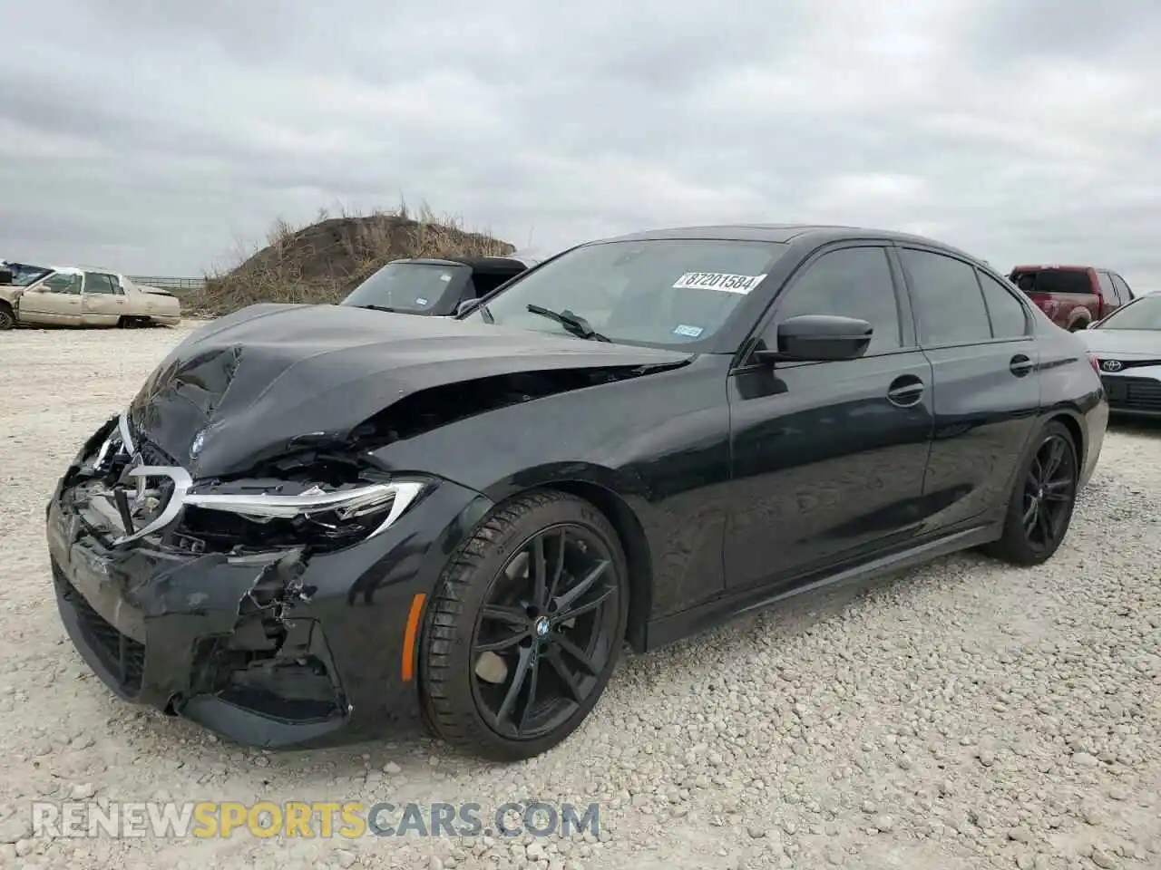 1 Photograph of a damaged car 3MW5R1J06M8B82084 BMW 3 SERIES 2021