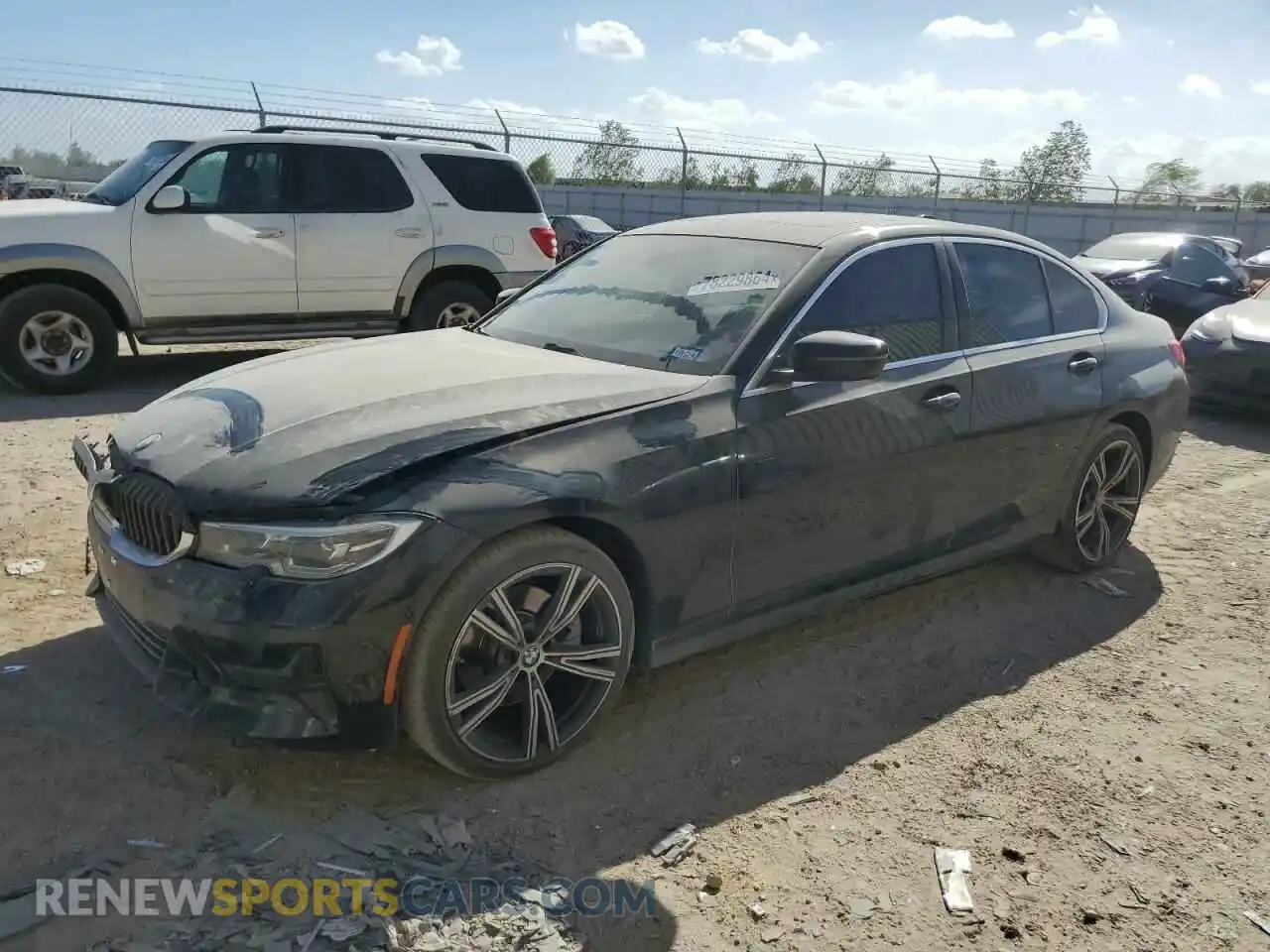 1 Photograph of a damaged car 3MW5R1J07M8B60210 BMW 3 SERIES 2021