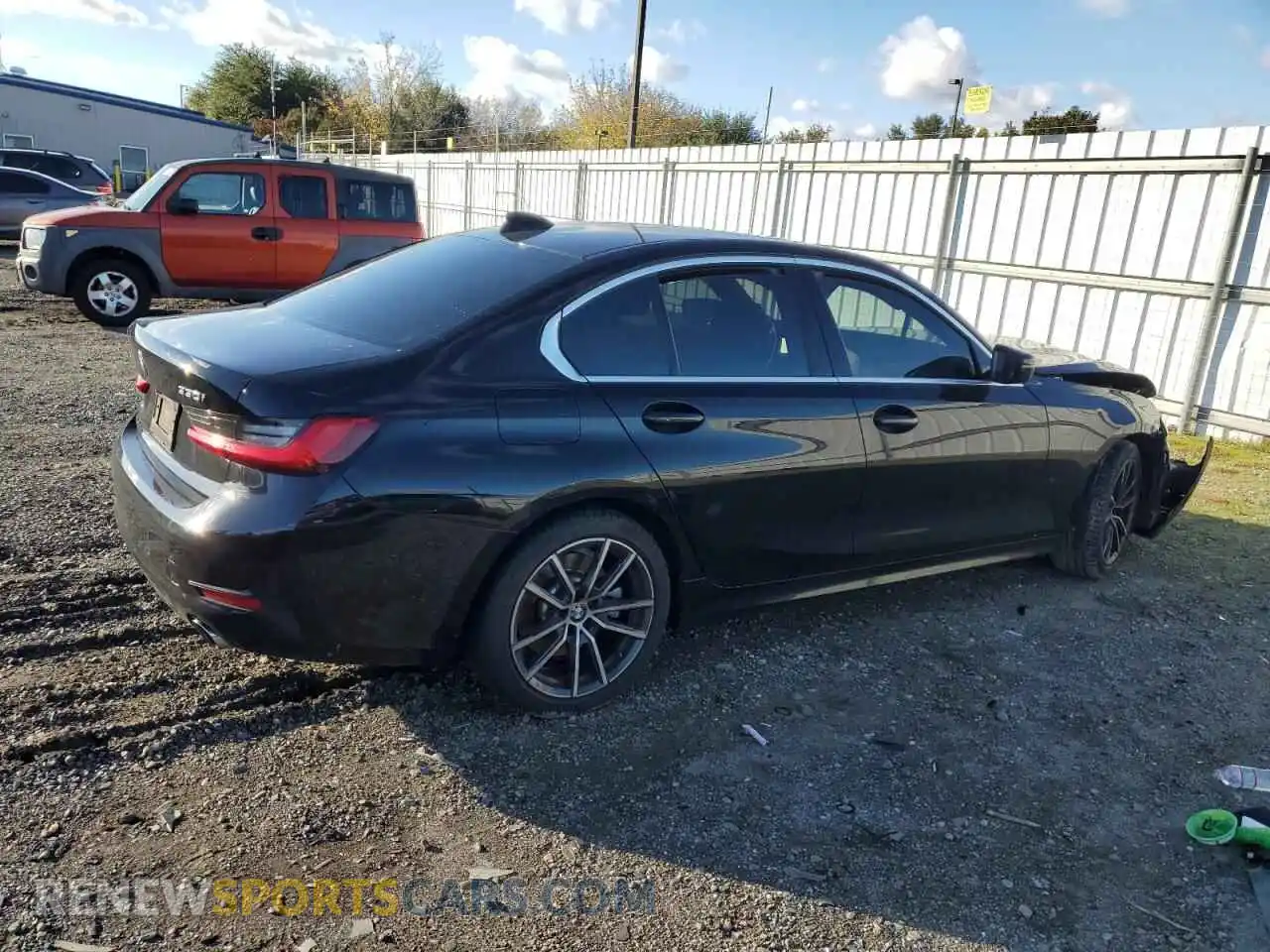 3 Photograph of a damaged car 3MW5R1J07M8B94308 BMW 3 SERIES 2021
