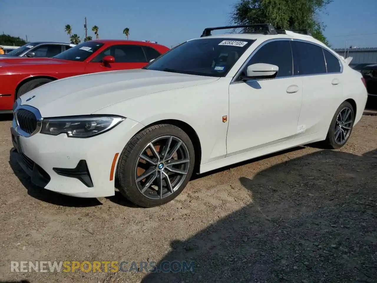 1 Photograph of a damaged car 3MW5R1J07M8C10698 BMW 3 SERIES 2021