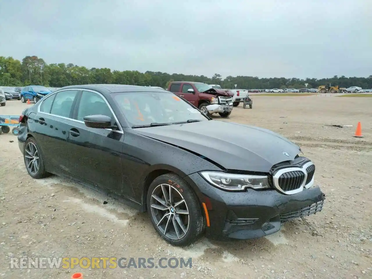 1 fotografías del automóvil dañado 3MW5R1J07M8C11303 BMW 3 SERIES 2021