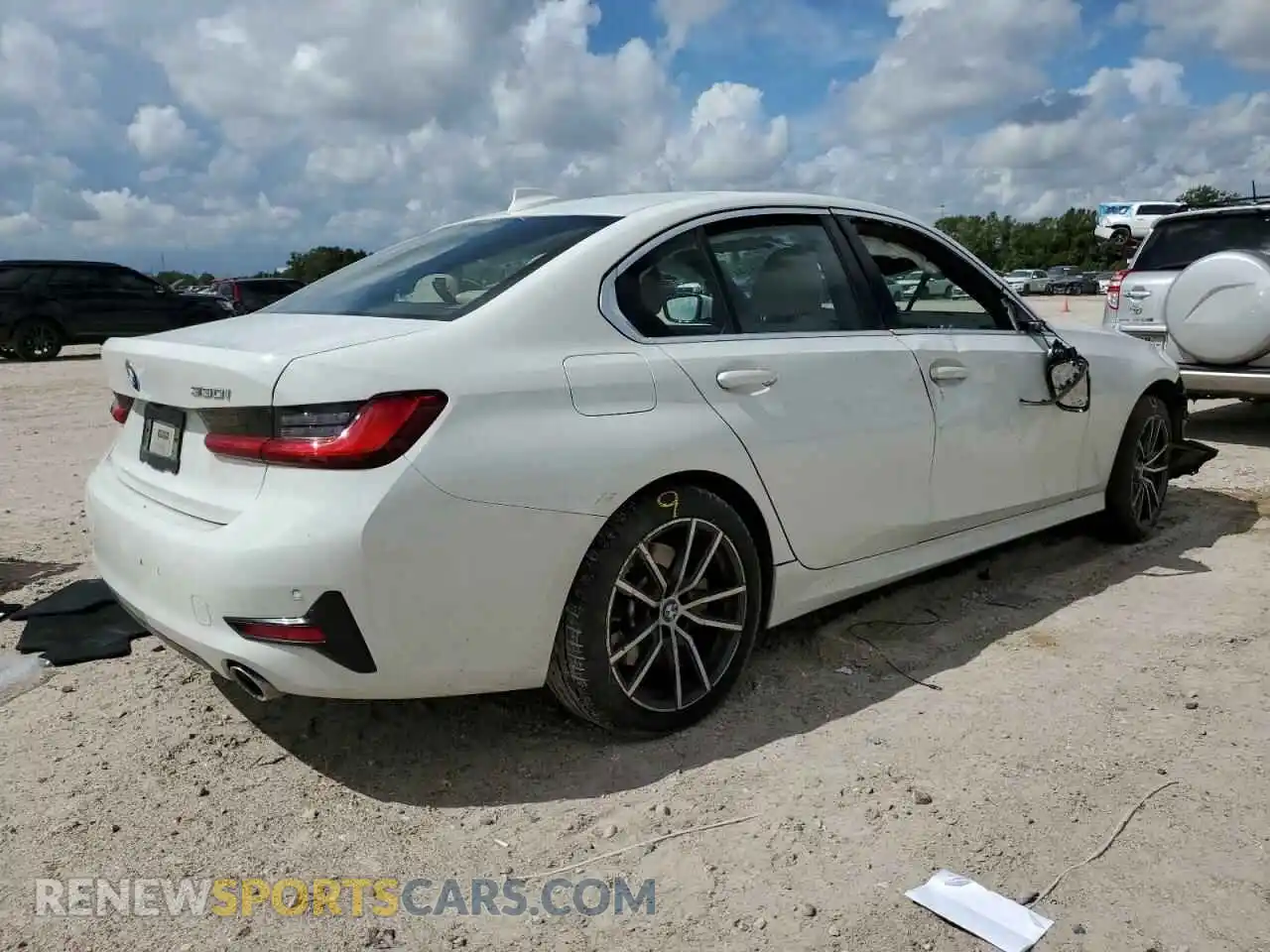 3 fotografías del automóvil dañado 3MW5R1J08M8B69773 BMW 3 SERIES 2021